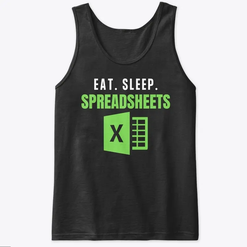 Eat sleep spreadsheets