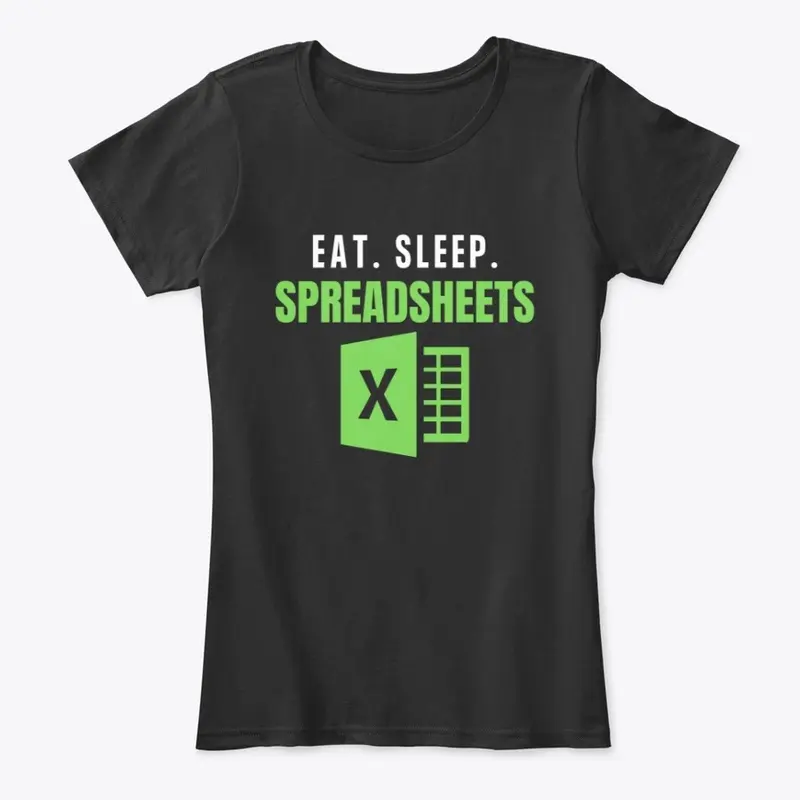 Eat sleep spreadsheets